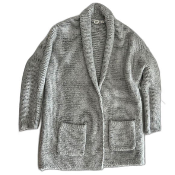 GAP Chunky Knit Shawl Collar Cardigan – Women’s M - Picture 1 of 4